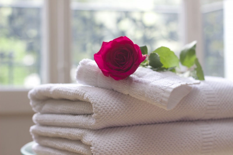 chambre-hote-GAREOULT-min_towel_rose_clean_care_salon_spa_white_bath-731641